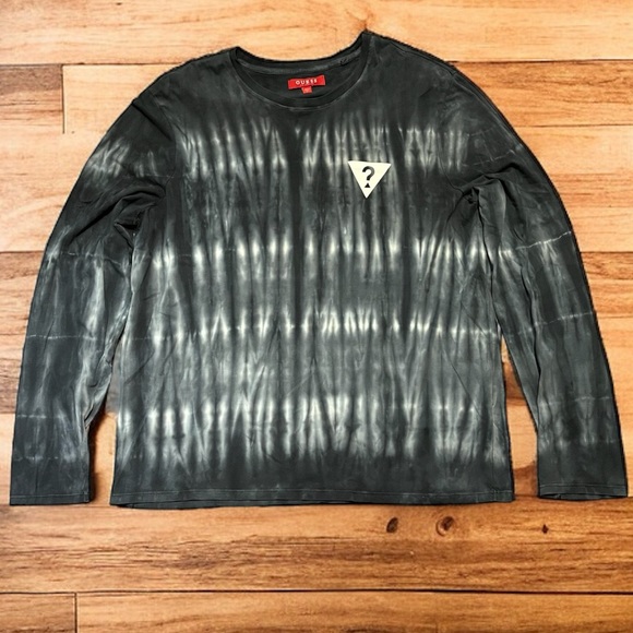 026 GUESS Men's Tie-Dye Long Sleeve Tee - Logo - XL - Picture 7 of 7